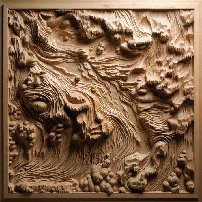Homeland series 1 stl model for CNC